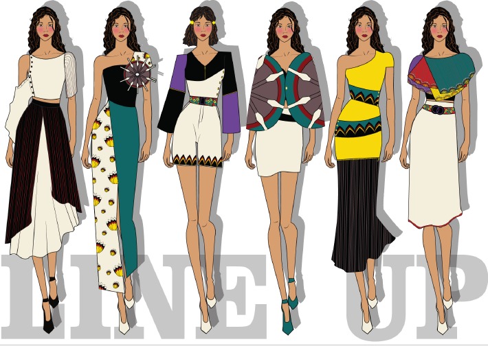 Fashion sketching work